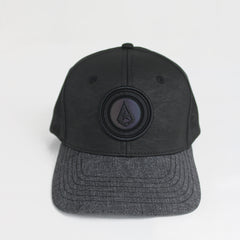 Two-Tone Black and Grey Baseball Cap