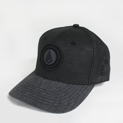 Two-Tone Black and Grey Baseball Cap