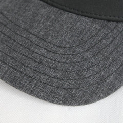Two-Tone Black and Grey Baseball Cap