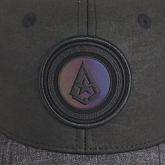 Two-Tone Black and Grey Baseball Cap