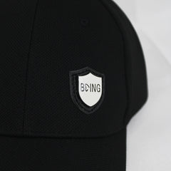 Boing Classic Black Baseball Cap
