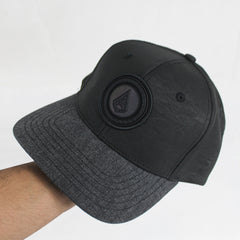 Two-Tone Black and Grey Baseball Cap