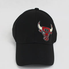 Black Bull Logo Baseball Cap