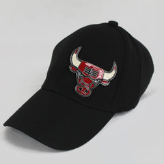 Black Bull Logo Baseball Cap