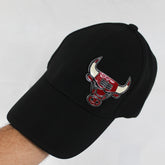 Black Bull Logo Baseball Cap