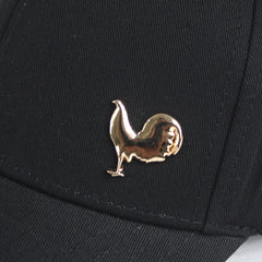 Premium black baseball cap