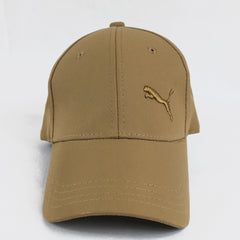 Classic Brown Baseball Cap with Embroidered Puma Logo