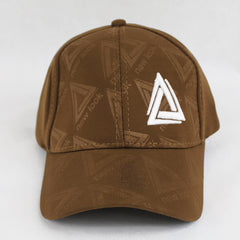 Brown Triangle-Logo Baseball Cap