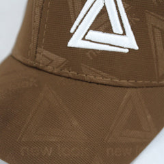 Brown Triangle-Logo Baseball Cap