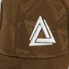 Brown Triangle-Logo Baseball Cap