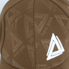 Brown Triangle-Logo Baseball Cap