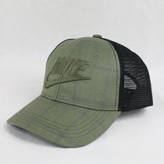 Nike Green & Black Mesh Baseball Cap – Casual Sportswear Hat