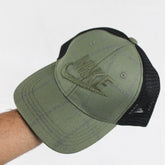 Nike Green & Black Mesh Baseball Cap – Casual Sportswear Hat