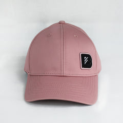 Pink Snapback Cap with Modern Patch Logo