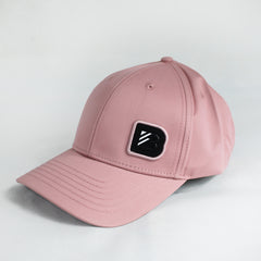 Pink Snapback Cap with Modern Patch Logo