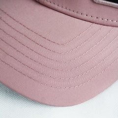 Pink Snapback Cap with Modern Patch Logo