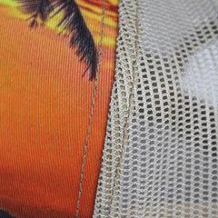 Premium Panama Beach Sunset Mesh Cap