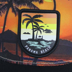 Premium Panama Beach Sunset Mesh Cap