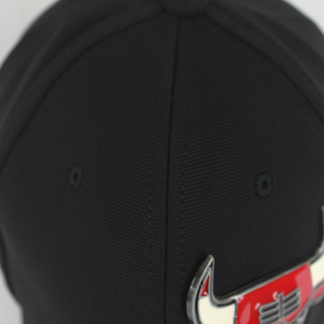 Black Bull Logo Baseball Cap