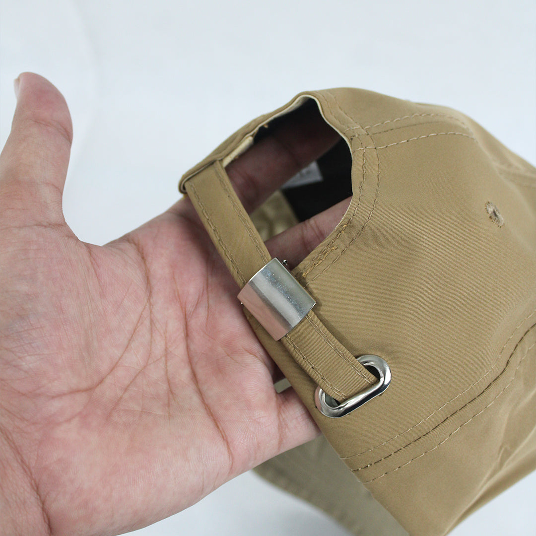 Classic Brown Baseball Cap with Embroidered Puma Logo