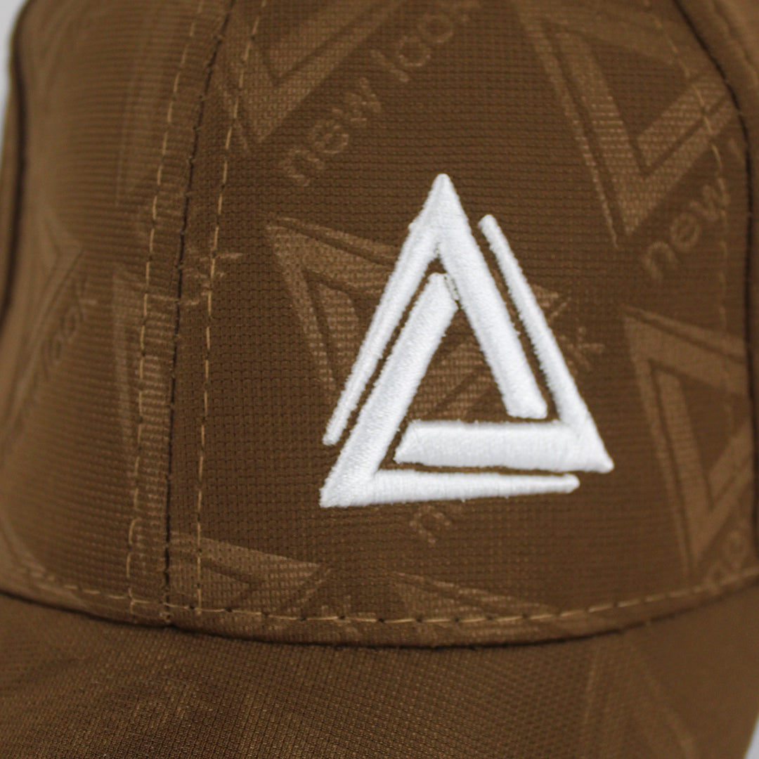 Brown Triangle-Logo Baseball Cap