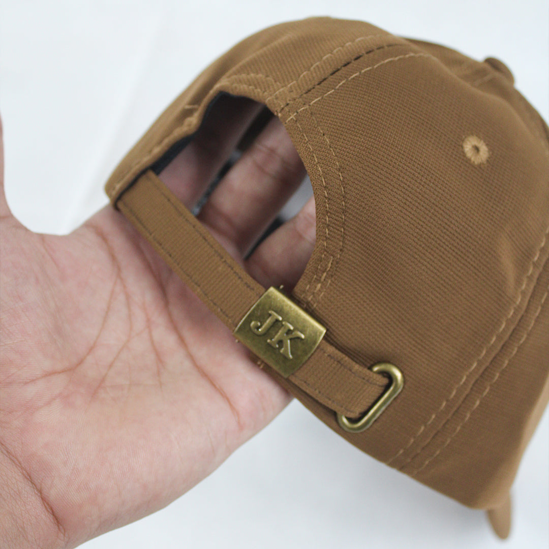 Brown Triangle-Logo Baseball Cap