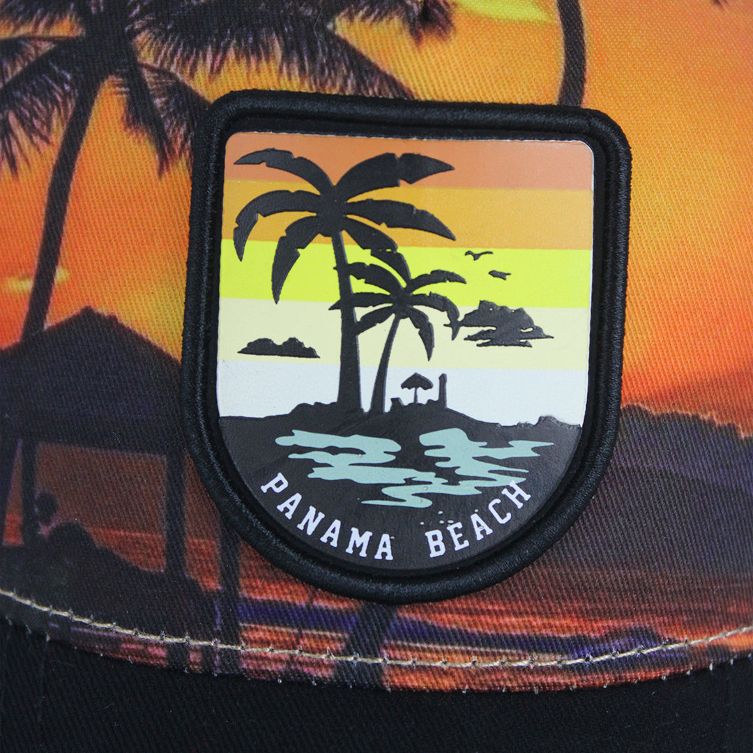 Premium Panama Beach Sunset Mesh Cap